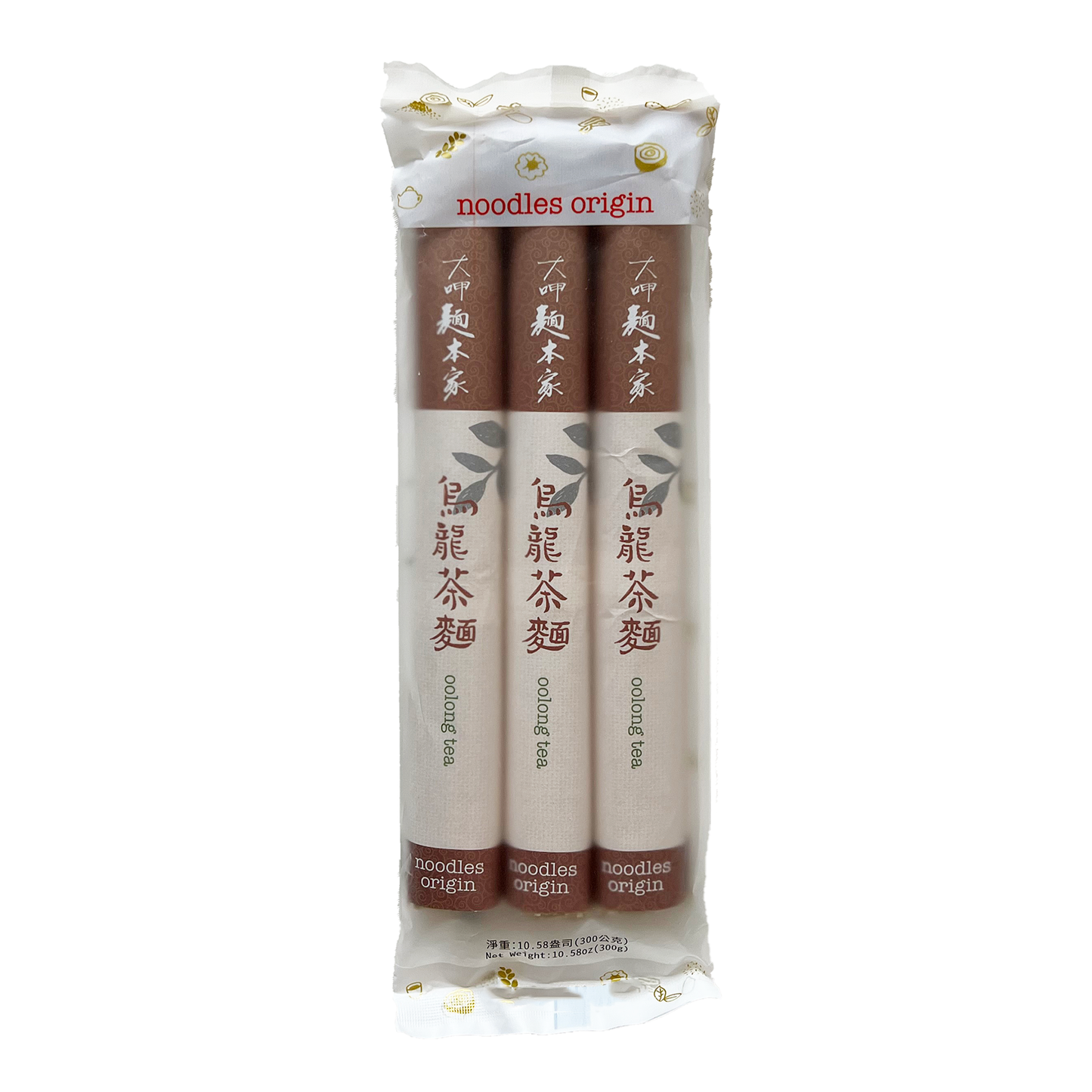 ウーロン茶麺 300g(100g×3束)|台湾麺|烏龍茶麵條