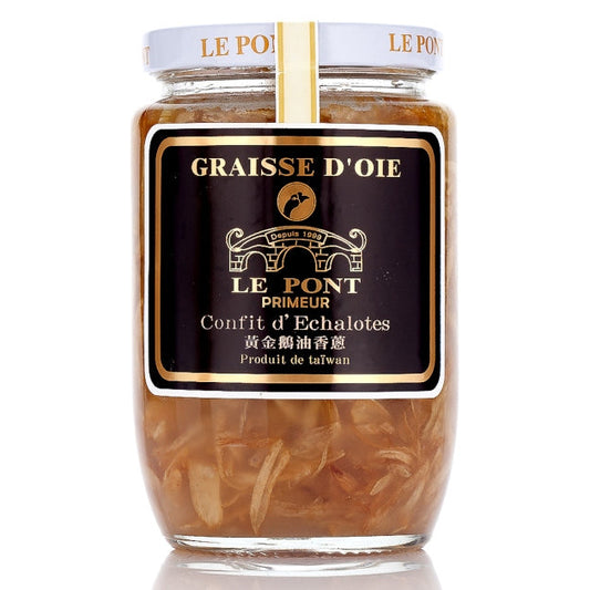 エシャロットコンフィ 310g 瓶詰｜ガチョウ油｜鵝油