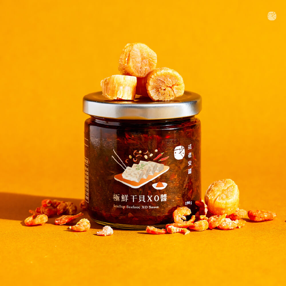 極鮮干し貝柱入りXO醤 190g ｜台湾産XO醤｜合わせ調味料｜干貝醤